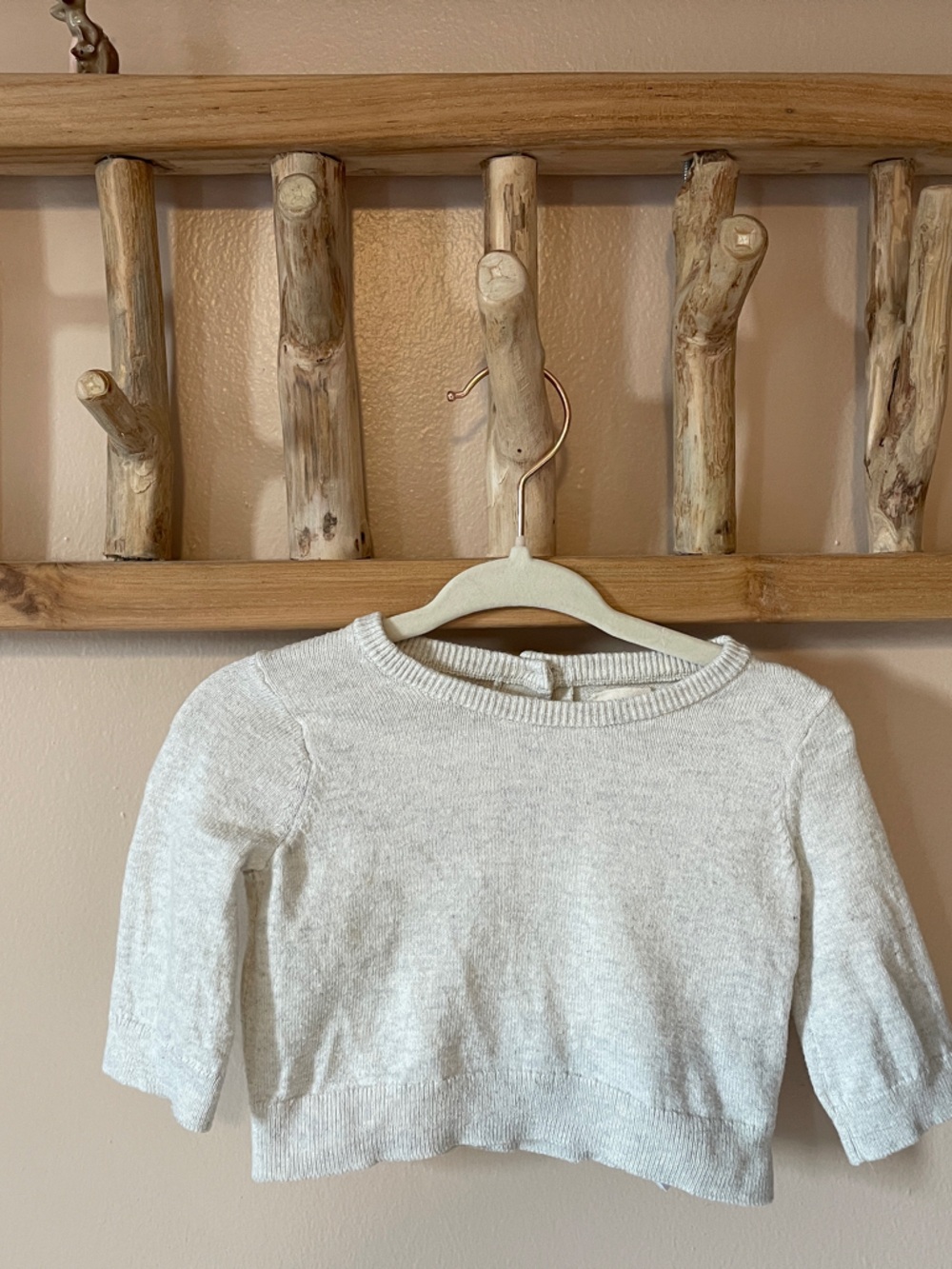 GAP Cream Knit Kids Sweater